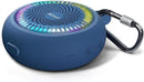 SOWO Shower Bluetooth Speaker Waterproof - Small Portable Wireless Clip Speaker with Louder Volume and Powerful Bass - Colorful Lights and 10H Playtime - Lightweight for Camping,Kayak,Boat - Blue by TinyTreasures Baby Boutique