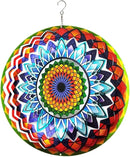 FONMY Wind Spinner Mandala Sun Flower 12 inches – 3D Stainless Steel – Laser Cut Metal Art Geometric Pattern - Hanging Wind Spinner, Kinetic Yard Art Decorations - Indoor/Outdoor Décor by GreenHaven Gardens