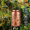 2 Pack Solar Lanterns Outdoor Waterproof, Frog Garden Decor Gifts for Women Mom Grandma Hanging Solar Lights Metal Solar Decoration Outside for Yard, Patio, Lawn, Pathway, Landscape by GreenHaven Gardens