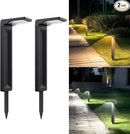 Sunvivo Solar Pathway Lights,2 Modes(Cool White or Warm White),Bright Solar Path Lights Outdoor Waterproof,Perfect Elegant Guide Light or Deco for Yard,Garden,Lawn,Sideway,Driveway,Walkway (2Pack) by GreenHaven Gardens