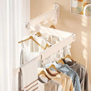 Clothes Drying Rack Wall Mounted,Drying Rack Clothing Wall Mount,Laundry Drying Rack,Collapsible Dying Racks for Laundry by CozyNest Decor