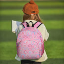 CLUCI Kids Backpack for Girls Toddler Backpack for Preschool Kindergarten Child Cute Daycare School Bookbag Travel Pink Rainbow by TinyTreasures Baby Boutique