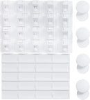 MATANA 20 Pack Magnetic Cabinet Locks Baby Proofing (20 Locks + 4 Keys) Adhesive Easy Installation, No Drilling Child Proof Cabinet Locks Magnetic Drawer Locks by TinyTreasures Baby Boutique