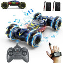 Gesture Sensing RC Stunt Car Toys for Boys Girls 6-12, 4WD Drift Hand Controlled Car Offroad 360° Rotation with Lights Music for Kids Age 7 9 10 11 12 Years Old Birthday Xmas Gifts by TinyTreasures Baby Boutique