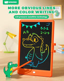 KOKODI LCD Writing Tablet, 10 Inch Colorful Toddler Doodle Board Drawing Tablet, Erasable Reusable Electronic Drawing Pads, Educational and Learning Toy for 3-6 Years Old Boy and Girls by TinyTreasures Baby Boutique