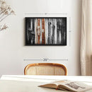 ElephantStock Ski Collection Wall Art - Horizontal Framed Canvas - 1-Piece Bathroom Wall Decor - Photography sports Canvas Print - Brown and Black Decor for Wall - 19" X 13" by CozyNest Decor