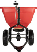 EarthWay Products T150 150lb Towable Broadcast Fertilizer Spreader, Seed Spreader, Pull Behind Aerator/Seeder for Garden Tractor, Easy Flow Control, Adjustable, Non-Skid Tires by GreenHaven Gardens