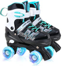 Sowume Adjustable Roller Skates for Girls and Women, All 8 Wheels of Girl's Skates Shine, Safe and Fun Illuminating for Kids by TinyTreasures Baby Boutique