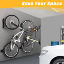 TORACK BIKEPAL No Lifting Swivel Bike Racks, Space Saving Wall Mounted Bike Holder for Garage, Bike Wall Hangers for Vertical Bike Storage (4 Pack) by GreenHaven Gardens