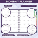 2026 Monthly Planner - JUL 2025 - DEC 2026 Planner, Planner with Colorful Tabs, 2025-2026 Calendar Planner for Daily Organizing - Waterproof Cover (8" x10", Monthly Pages & Notes, Purple) by TinyTreasures Baby Boutique