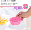 Re-Play 12 Oz. Toddler Bowls for Snack and Everyday Dining - Dishwasher and Microwave Safe - Made in USA - Set of 3-5.75" x 5.75" x 2" - Berry by TinyTreasures Baby Boutique