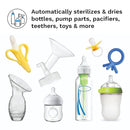 Baby Brezza Baby Bottle Sterilizer and Dryer Machine – Electric Steam Sterilization - Universal Fit - Pacifiers, Glass, Plastic, and Newborn Feeding Bottles by TinyTreasures Baby Boutique