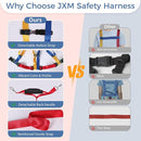 JXM Safety Harness Leash for Autism and Special Needs Child (3-6 yrs), Child Adjustable Elopement Harness with Emergency Grab Handle and Tether, Keep Active Autistic/ADHD Kids Safe and Free Outdoors by TinyTreasures Baby Boutique
