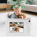 Digital Camera FHD 1080P Video & 8X Digital Zoom - Compact Point and Shoot Digital Camera with 2.4" Screen, 800mAh Rechargeable Battery - Portable Small Camera for Kids Teens Girls Boys(Silver) by TinyTreasures Baby Boutique