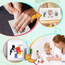 75ml Black Baby Hand and Footprint Ink Kit, Baby Handprint Footprint Paint for Newborn Keepsake, Dog Cat Paw Print Kit, Washable, Non Toxic Acid-Free, Safe Gentle for Ideal New Mom Gifts by TinyTreasures Baby Boutique