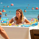 Grencian 200Pcs Beach Party Supplies Hello Summer Party Plates and Napkins Disposable Summer Pool Paper Tableware Set for Hawaiian Beach Pool Birthday Baby Showe Decorations, Serves 50 by CozyNest Decor