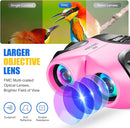 LET'S GO! Binocular for Kids, Compact High Resolution Shockproof Binoculars by TinyTreasures Baby Boutique