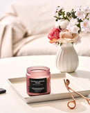 M&SENSE Sandalwood Rose Scented Candle - 11.6oz Natural Soy Wax Non Toxic 70-Hour Burn Long Lasting Candle, 2-Wick Strong Scent for Home - Slow-Burning Housewarming Gift for Men & Women by CozyNest Decor