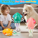 USB Rechargeable Dancing Octopus Baby Toy - Electric Crawling & Tummy Time Toy, Magical Musical Squid, Stress-Relief Desk Decor - Birthday for Kids Ages 1 2 3 4 5 6, Boys (Green) by TinyTreasures Baby Boutique