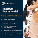 KOAPRO Facia Blaster for Cellulite and Sore Muscles – Large, Full Body Manual Trigger Point Massager for Deep Tissue Relief on Back, Neck, Legs, Myofascial Release Tool Alleviates Tension and Aches by CozyNest Decor