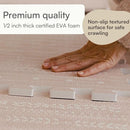 Lillefolk Baby Play Mat for Floor – 6x6ft Dusk | Soft Non Toxic Premium EVA Foam Tiles for Tummy Time, Crawling & Playroom – Waterproof Interlocking Floor Mat for Babies & Toddlers (9 Tiles) by TinyTreasures Baby Boutique