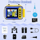 GKTZ Kids Camera - Waterproof Underwater Camera for Kids, Christmas Birthday Gifts for Boys Age 3-12, 1080P HD Children Digital Action Camera, Pool Toys for Kids Age 4-12 by TinyTreasures Baby Boutique