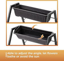 Raised Garden Planter Bed, Tiered Planter Stand with 5 Boxes (Brown), 26" Long*36.5" Wide*31" Tall, Good for Herbs, Flowers, or Vegetables in Patio Balcony Indoor Outdoor by GreenHaven Gardens
