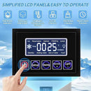 Commercial Ice Maker Machine 400LBS/24H with 125LBS Large Ice Storage Bin, 126Pcs Clear Ice Cubes in 11Mins, Stainless Steel Under Counter Industrial Ice Machine for Bar, Restaurant Business by CozyNest Decor