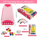 Friendship Bracelet Making Kit for Girls, Arts and Crafts Bracelets String Maker Kit for Kids Ages 8-12 Christmas Birthday Gifts by TinyTreasures Baby Boutique
