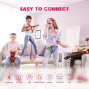IROO Mini Karaoke Machine for Kids, 2025 TOP Toys Birthday Gifts Ideas for Girls Ages 4, 5, 6, 7, 8, 9, 10, 12+ Years Old, Portable MP3 Player with 2 Wireless Mics for Party by TinyTreasures Baby Boutique