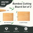 Bamboo Cutting Board Set Non Slip Feet Over Sink Chopping Board Christmas Xmas Birthday Day Gifts Ideas Grandmother Gigi Granny Nana Glamma Mawmaw Yaya Abuela Abuelita Mamaw Mimi Nonna Oma Meme by CozyNest Decor