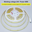 24V COB LED Strip Light Natural White 4000K 5M/16.4ft 2400LEDs Waterproof IP65 Uniform Glow CRI 93+ Flexible LED Tape Lights for DIY Cabinet Bedroom Kitchen Home Decor(No Power Supply) by GreenHaven Gardens