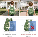 STEAMEDBUN Corduroy Kids Backpack for Girls and Boys 5-8: Boys Backpack for Elementary Kindergarten - 15 inch Cute Backpacks for Kids - Dinosaur by TinyTreasures Baby Boutique