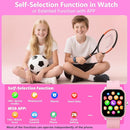 Kids Wach for Girls Boys 6-15 Year Old - Smart Watch for Kids 1.8" Fitness Tracker,No Phone Needed,Pedometer Sleep Monitor Heart Rate Waterproof,Puzzle Game for Girls Boys Teens Birthday Gift (Pink) by TinyTreasures Baby Boutique