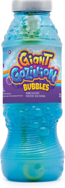 Gazillion Giant Bubble Solution 1¯L Creates Huge, Extra Elastic Bubbles, Safe & Non Toxic, Includes 7 in 1 Bubble Wand, Outdoor Refill for Wands, Machines & Kids Party Fun Ages 3 by TinyTreasures Baby Boutique