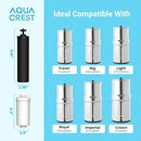AQUACREST NSF/ANSI 42&372 Standard Water Filter, Replacement for Berkey® Gravity Water Filter System, Berkey® BB9-2® Black Filters & PF-2® Fluoride Filters by CozyNest Decor