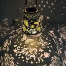 Butterfly Solar Lanterns Outdoor Waterproof, Garden Decor Gifts for Women Mom Grandma Hanging Solar Lights Hollowed-Out Metal Solar Decoration Outside for Patio, Yard, Pathway, Front Porch(1 Pack) by GreenHaven Gardens