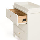 Graco Sasha 3-Drawer Chest with Changing Table Topper (Froasted Oat) – GREENGUARD Gold Certified, Nursery Bedroom Wood Chest with Spacious Storage, Interlocking Drawer System, Pre-Installed Tracks by TinyTreasures Baby Boutique