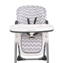 – Soft Gray and White Chevron High Chair Pad | Easy to Install Replacement Cushion | Fits Most 3-5 Point Harness High Chairs by TinyTreasures Baby Boutique