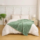 YUSOKI Luxury 3D Bubble Throw Blanket 2lb,All Ages,Home Decoration, (Sage Green,50 * 60inches) by CozyNest Decor