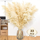 40" 33PCS Dried Pampas Grass Decor Tall,Large Natural Beige pompas Grass Tall Pampas Grass for Floor Vase,Wedding,Party,Farmhouse,Boho Home Decor,and Creating a Bohemian Ambiance by CozyNest Decor