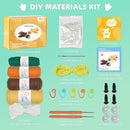 Crochet Kit for Beginners, Learn to Crochet, Include Easy Knitting Soft Yarn, Step-by-Step Video Tutorial, Hook, Holiday Birthday Gift for Adults and Kids(2 Pack Ducks) by TinyTreasures Baby Boutique