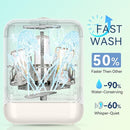 ICUIRE Baby Bottle Washer, Sterilizer & Dryer Pro, Newborn Essential for Parents One-Hand Operation, 4 Sterilize Modes for Baby Stuff, 3.2L Water Tank for Clean Bottles, Pump Part &Pacifiers, Baby Toy by TinyTreasures Baby Boutique