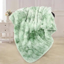 Bcareself Faux Fur Blanket Two Sided Ultra Soft Fluffy Reversible Fuzzy Throw Blanket for Women Men Double Sided Ombre Faux Luxe Faux Fur Thick Minky Blanket for Couch Bed by CozyNest Decor