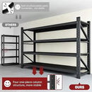 5000LBS Storage Shelves,71" W Garage Shelving Heavy Duty Metal Adjustable Garage Shelves, Shelving Units Industrial Shelving for Warehouse,71" W x 24" D x 69" H,Black by CozyNest Decor