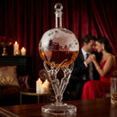 Love Crystal Decanter, For Wine & Whiskey The Wine Savant - 12" Tall