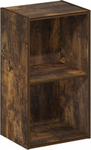 Furinno Pasir 2-Tier Open Shelf Bookcase, Bookshelf, Amber Pine by TinyTreasures Baby Boutique