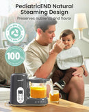 GROWNSY Baby Food Maker with Steam Basket, One Step Baby Food Processor Steamer Puree Blender Grinder Mills Machine, Auto Cooking Grinding and Sterili-zing for Healthy Homemade Baby Food, Dark Grey by TinyTreasures Baby Boutique