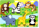 Chunky Puzzles for Toddlers 1-3, Farm, Sea, Zoo Animals Wooden Puzzles, Preschool Early Learning Toy Gift for Kids Ages 1 2 3 Year Old by TinyTreasures Baby Boutique
