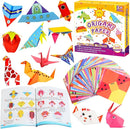 Pigipigi Kids Craft Origami Paper Kit for Kids Ages 5-8 8-12, with Guiding Book, 208 Sheets DIY Art and Crafts Supplies, Colorful Folding Papers Set Projects Gifts Activity for Boy Girl Toys(Cartoon) by TinyTreasures Baby Boutique